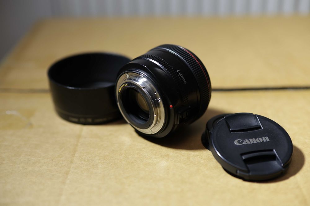 Obiectiv Canon EF 50 mm 1.2 L