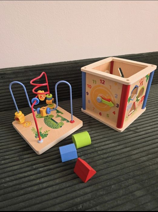 Set jucarii educative din lemn