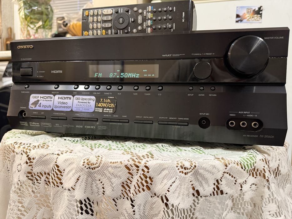Onkyo TX-SR606 като нов Ресивър