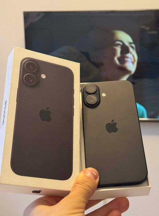 Iphone 16 - 256 GB- 90% baterie - toate piesele originale!