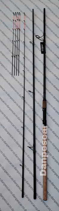 Lanseta Feeder PRO FLX Distance 3,90 metri Actiune:60-180gr 5 VARFURI