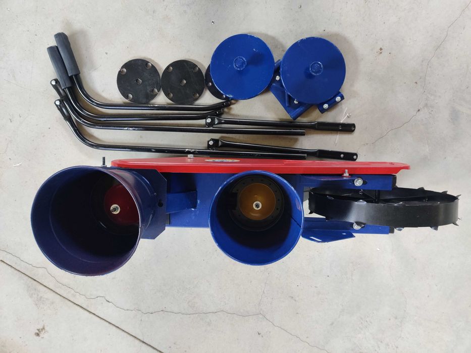 Semanatoare manuala porumb legume fasole 1 rand cu buncar pentru azot