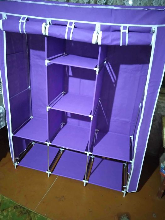 Складной шкаф-органайзер, тканевый, для вещей и обуви