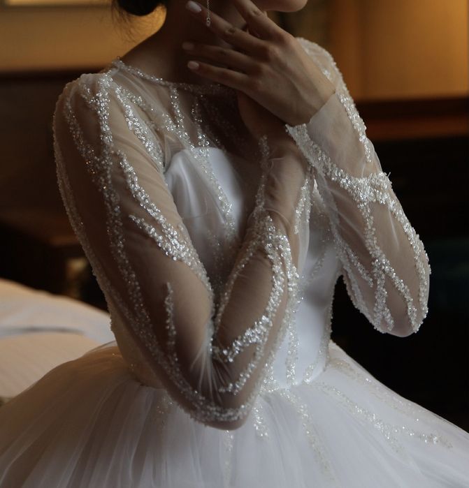 Свадебное платье 50.000тг