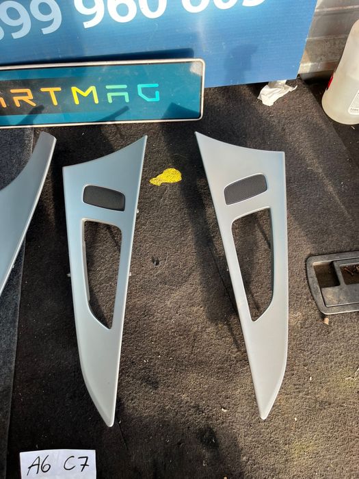 Интериорни лайсни за Ауди AUDI A6 C7 4G сиви обикновенни