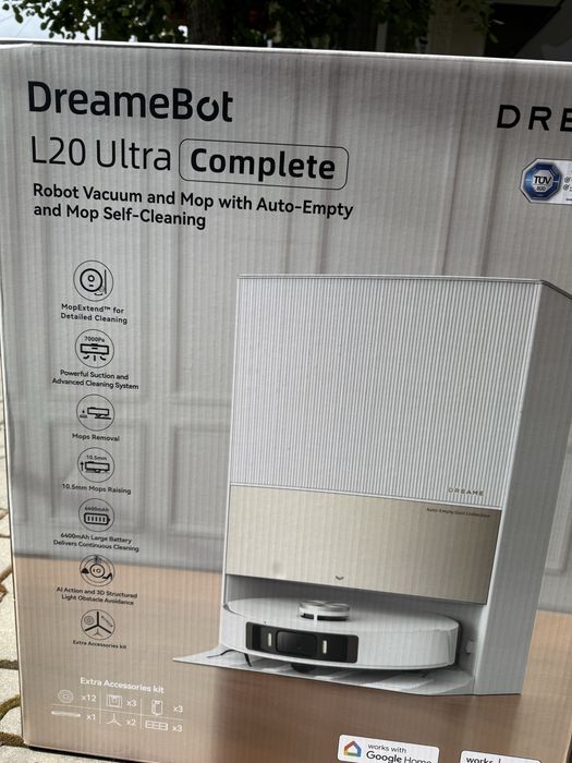 DreameBot L20 Ultra Complete – Robot aspirator și mop NOU, sigilat
