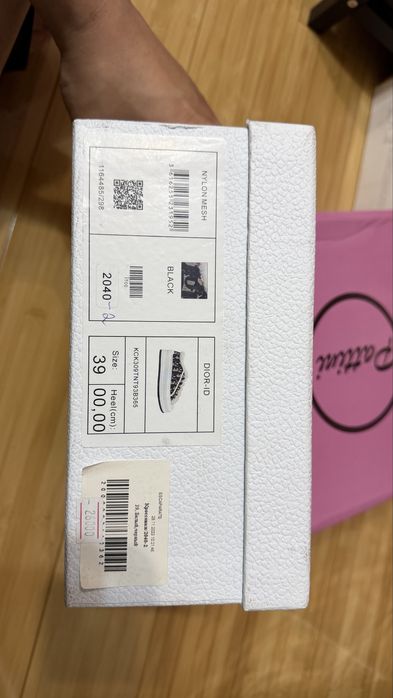 Женские кеды Dior, размер 39