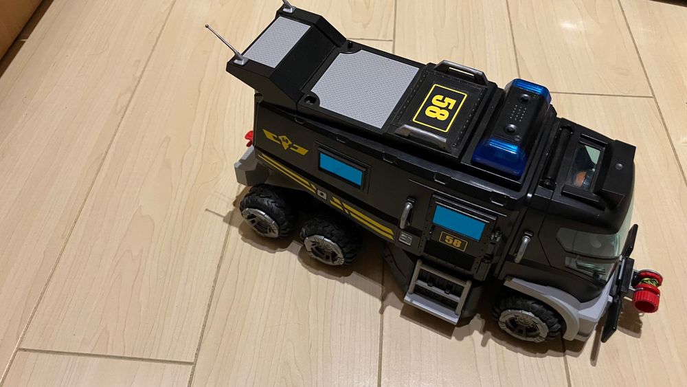 Seturi playmobil-camion swat, masina politie, elicopter politie