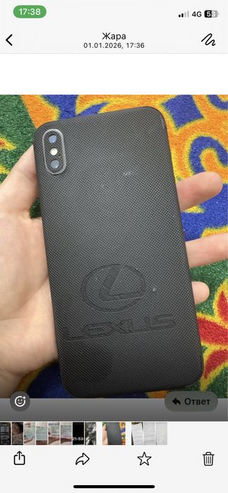 Айфон X рабочий,с дефектами