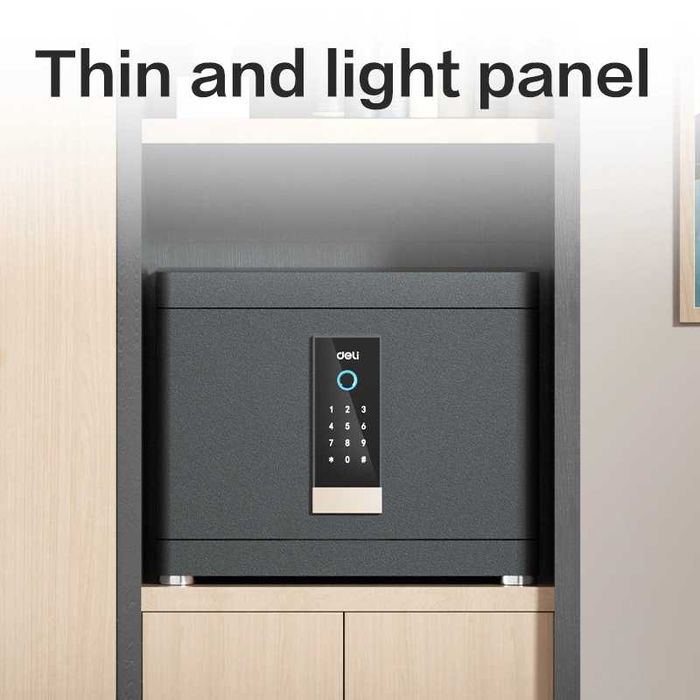 Seyf deli Сейф Deli ЕТ593 отпечатком пальца 46х38х32 Скидки !! Акция !