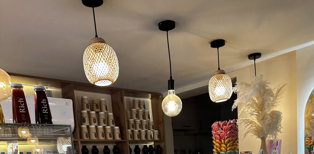 Люстры люстры плетенные дерево