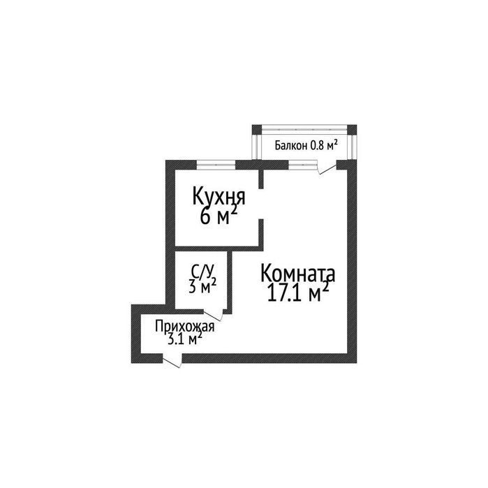 Продажа 1-комнатной квартиры