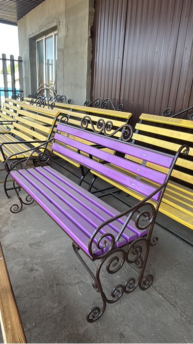 Лавка кресло качалка урна