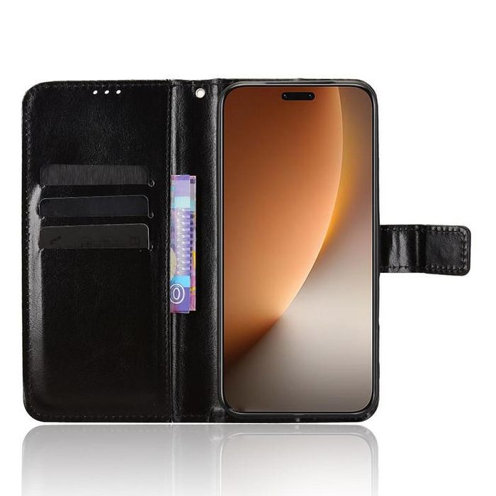 Кожен калъф тип тефтер за honor magic8 pro