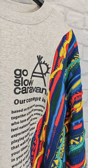 Go Slow Caravan Japan Brand Мъжка Oversized фланелка размер М