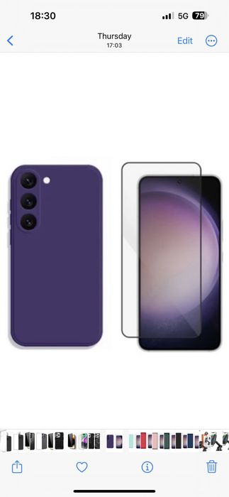 Samsung A14/A15/A34/A54/A36/A26/A17 Husa Maxcell Fina+Folie Sticla 20D