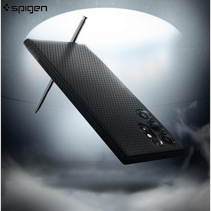 Husa Samsung Galaxy S22 Ultra 5G - SPIGEN Liquid Air Black