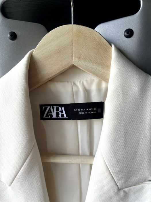 Zara oversized блейзър/сако, екрю, размер XS