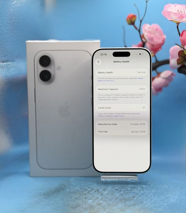 ГАРАНЦИОНЕН!!! Apple iPhone 17, 256GB, 5G, White
