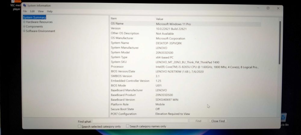 Lenovo ThinkPad Т490 i5 8thGen 16 RAM