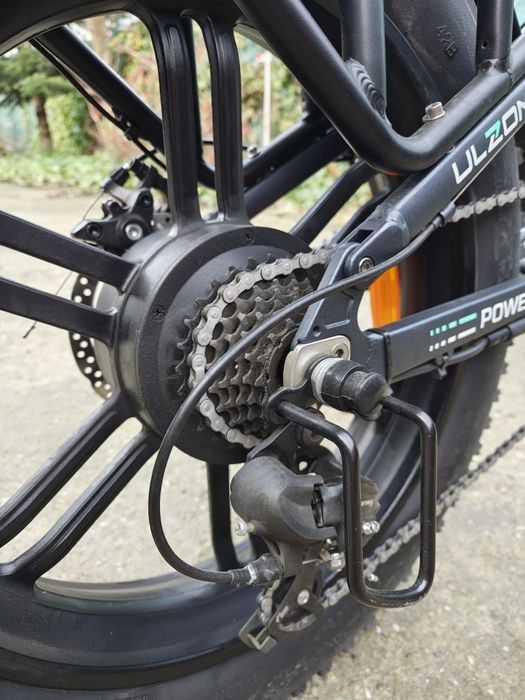 Bicicleta electrica pliabila Ulzomo Dunes 20 E-bike, Gri