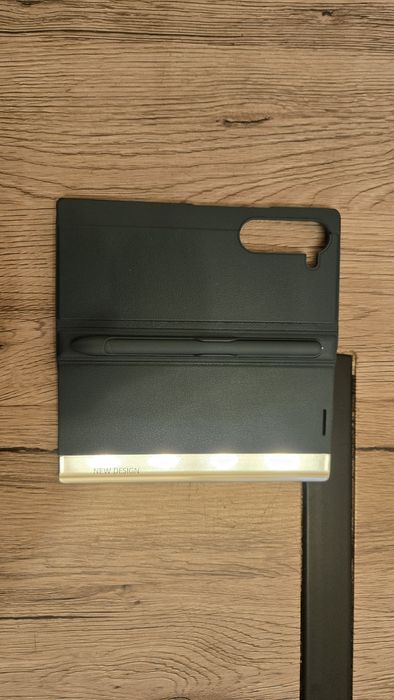 Husa noua nefolosita  Flip, Samsung Galaxy Z Fold 6, S Pen inclus, Protectie Completa verde