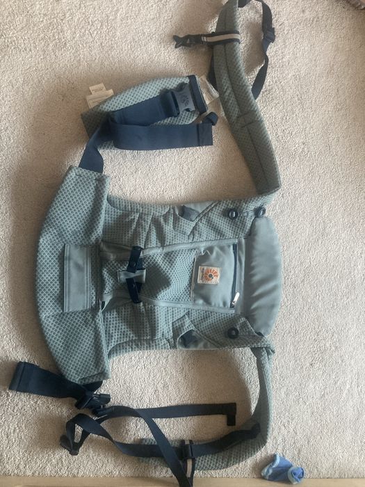 Ергономична раница Ergobaby Adapt - Soft Flex Mesh, Slate Blue