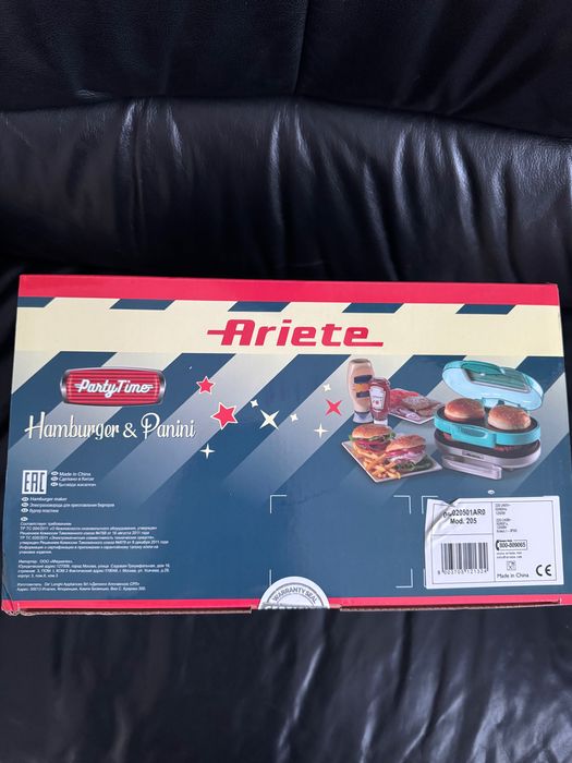 Aparat pentru burgeri si sandwich Ariete Party Time