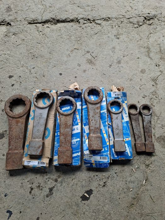 Set de chei inelare de soc(de bataie)Unior