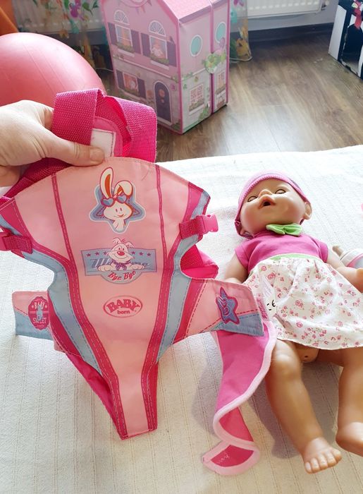 Къща с бебе и кенгуру Baby Born. Пълен комплект към играчката