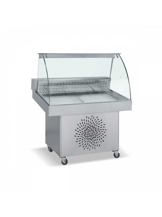 Bambas - Vitirna refrigerare peste, Vitrina expunere peste 150x85x125h