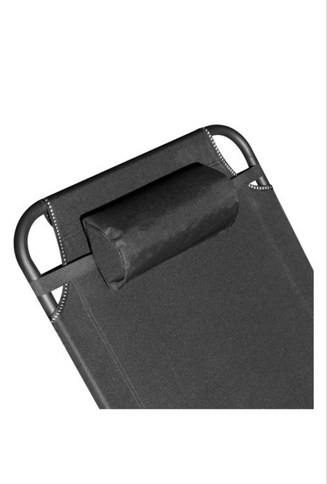 Раскладушка серебристый,черный