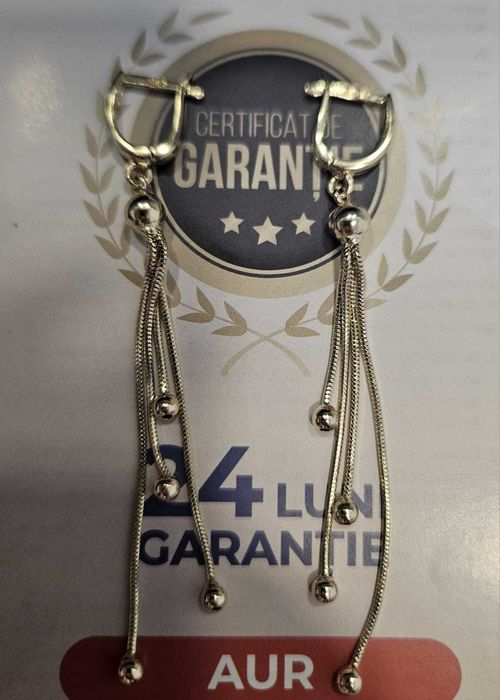 Cercei din aur (AG32 B28601.1) 2 ANI GARANTIE!