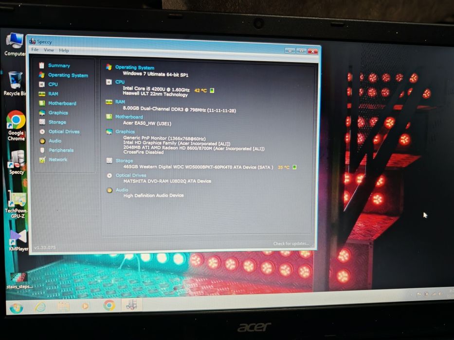 Laptop Acer Aspire i5