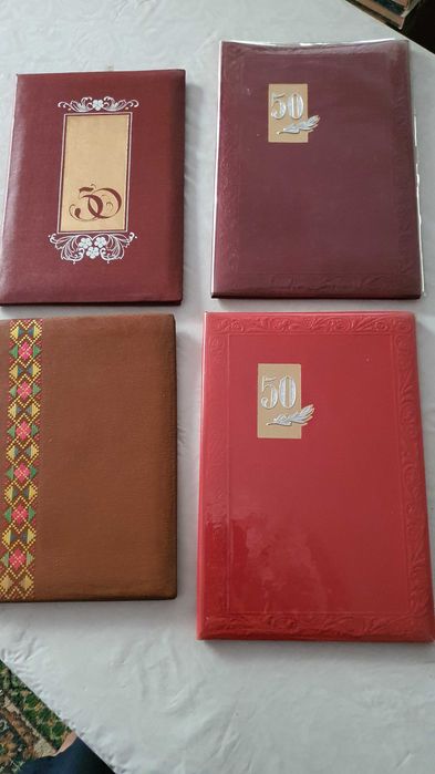 Юбилейные поздравительные папки