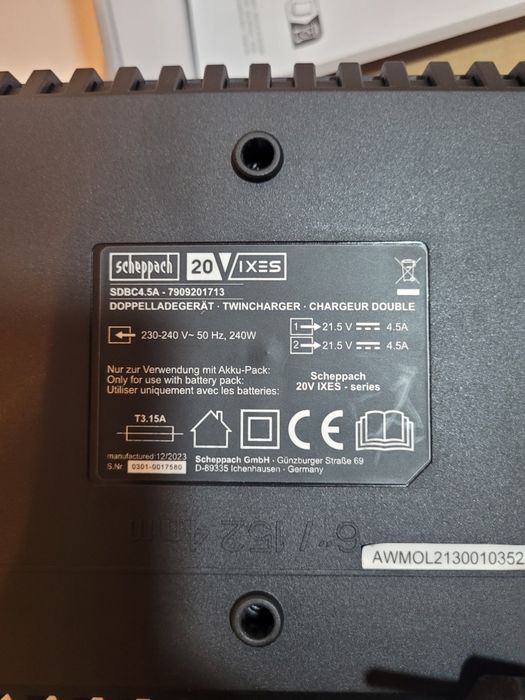 Винтоверт Scheppach 20 волта