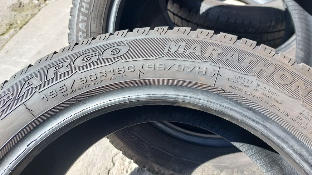 Летни гуми 195/60/16 C Goodyear Cargo Marathon 4 броя