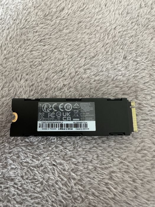 Solid-State Drive (SSD) Corsair MP600 LPX 2TB, Gen4 PCIe x4 NVMe M.2