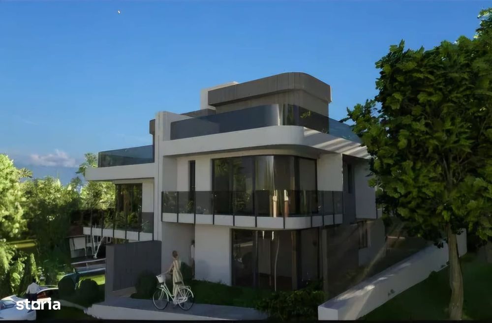 Vila pasiva premium cu lift si terasa panoramica – Grigorescu, zona