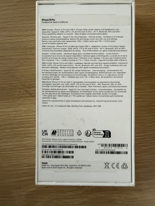 Iphone 15 Pro 256 GB