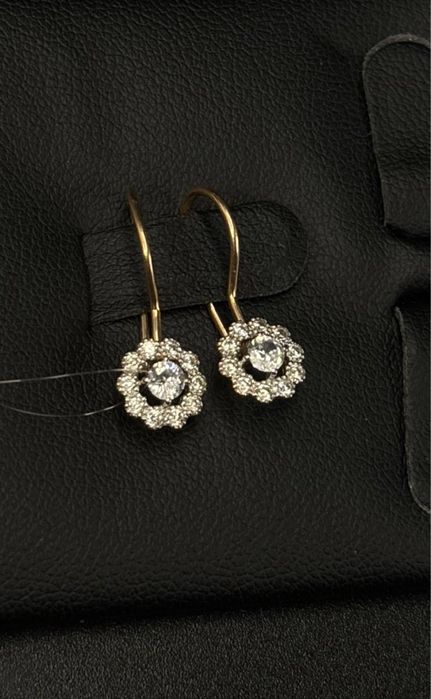 Золото 585  Серьги