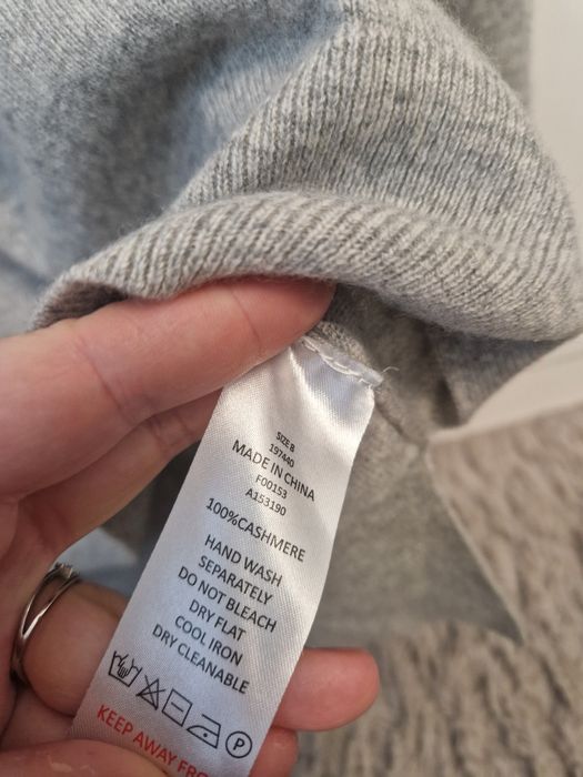 pulover Editor's cut, 100% casmir, mar S