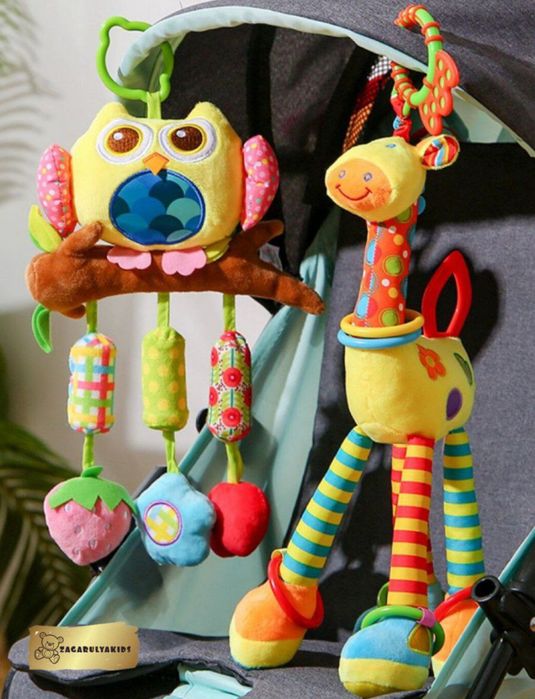 Мягкая игрушка - погремушка "Сова"