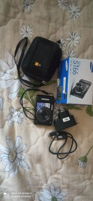 Samsung дигитален фотоапарат с бате и калъф за съхранение рия