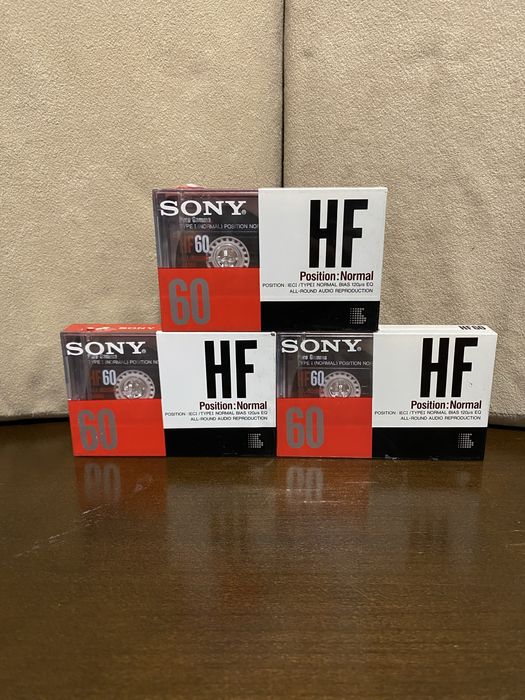 3 Casete Sony Sigilate
