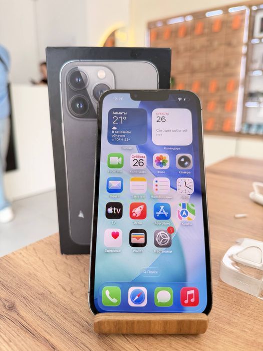 iPhone 13 Pro•128GB/73%Graphite Айфон 13 Про•128Гб/73%Графит