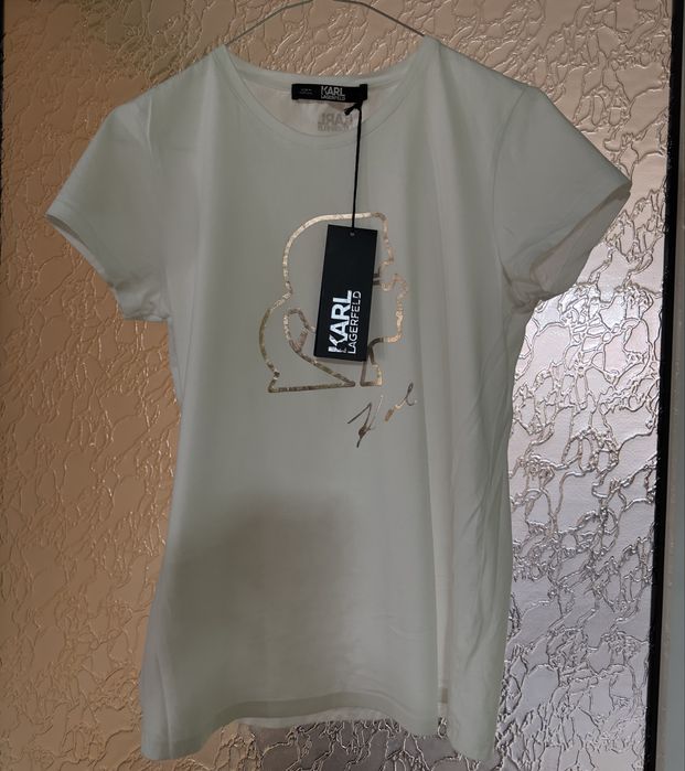 Нова! S размер Karl Lagerfeld оригинална тениска, S размер ZARA, Mango