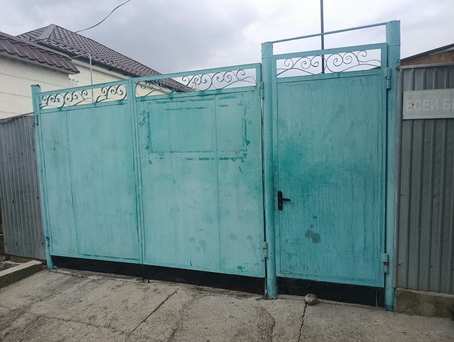 Ворота железные  метал