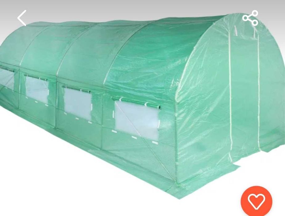 Оранжерия 6х3х2 с метална конструкция