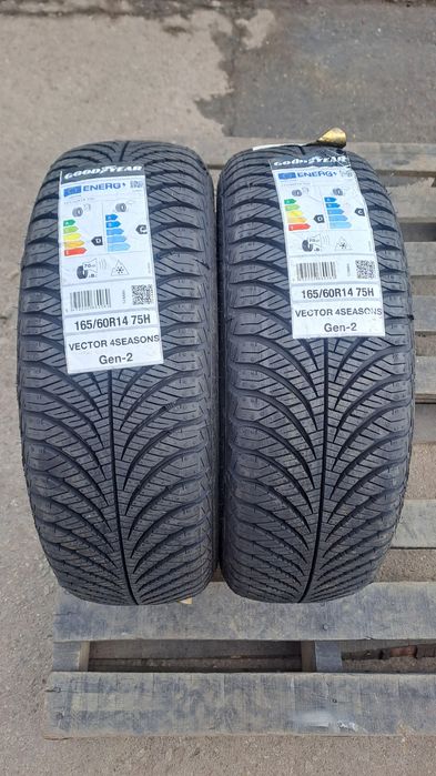 2бр. Нови Всесезонни 165/60/14 Goodyear Vector 4Seasons Gen 2